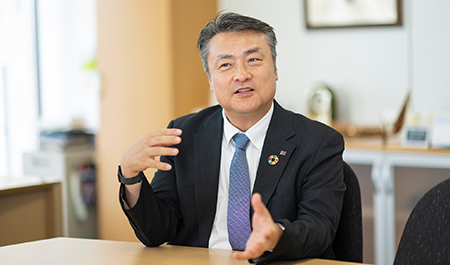 代表取締役社長 岡庭文彦の画像